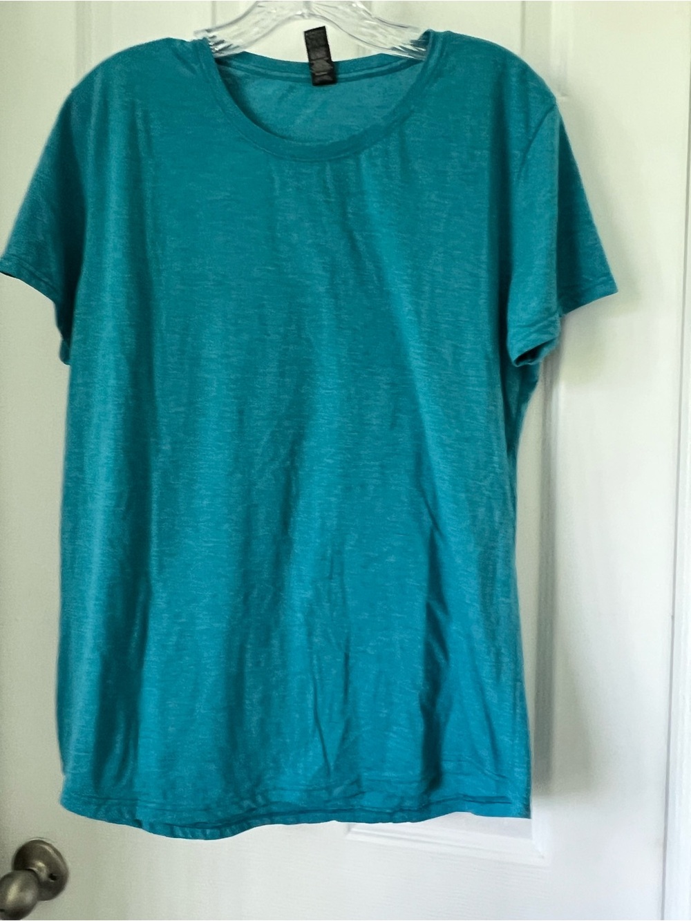 Anvil Teal Short-Sleeve Crewneck Tee